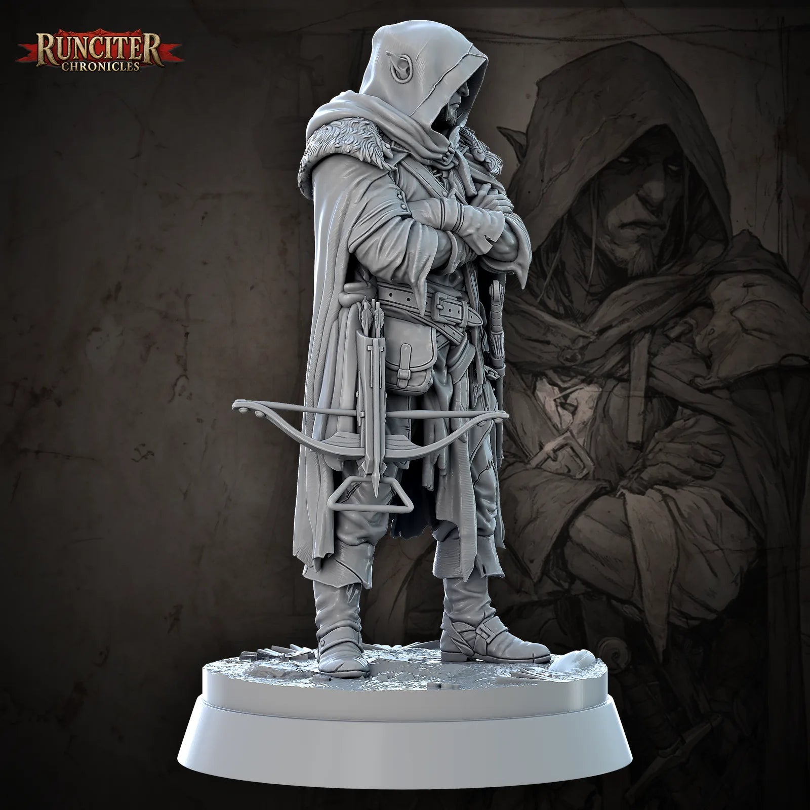 Kaelen Shadowgale · Male Drow Ranger