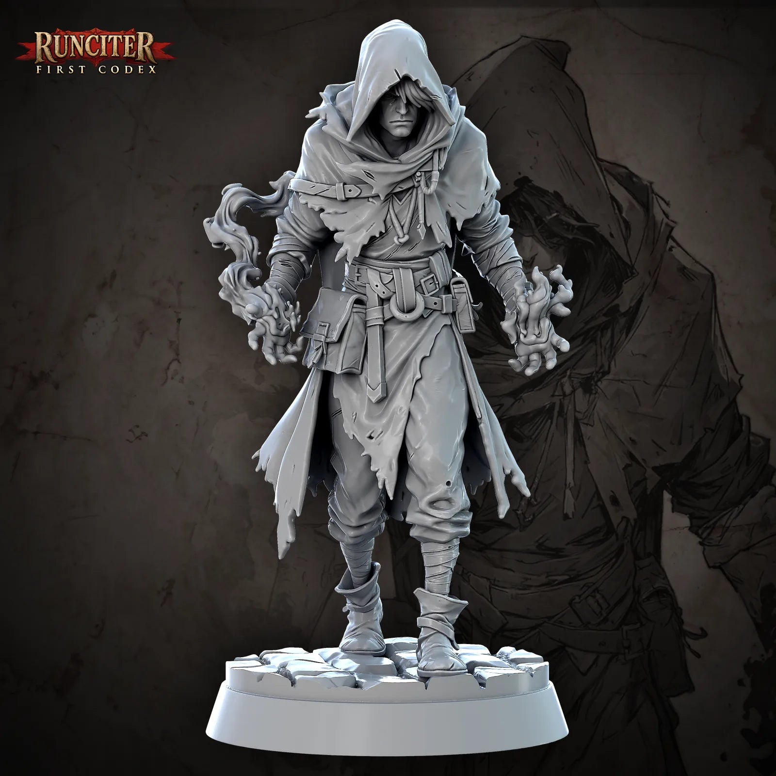 Veridian Shade Weaver · Male Human Sorcerer