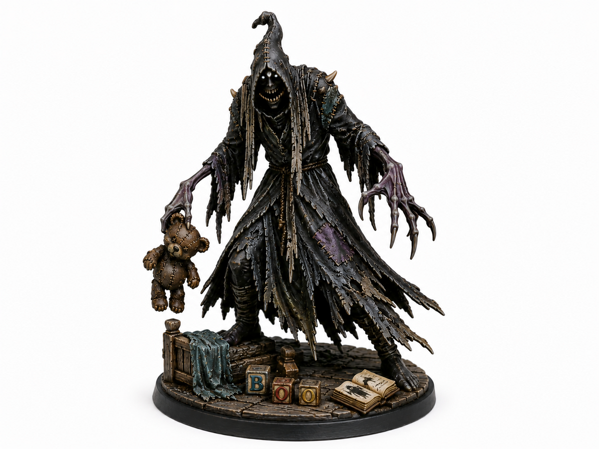 Boogeyman miniature, unpainted resin