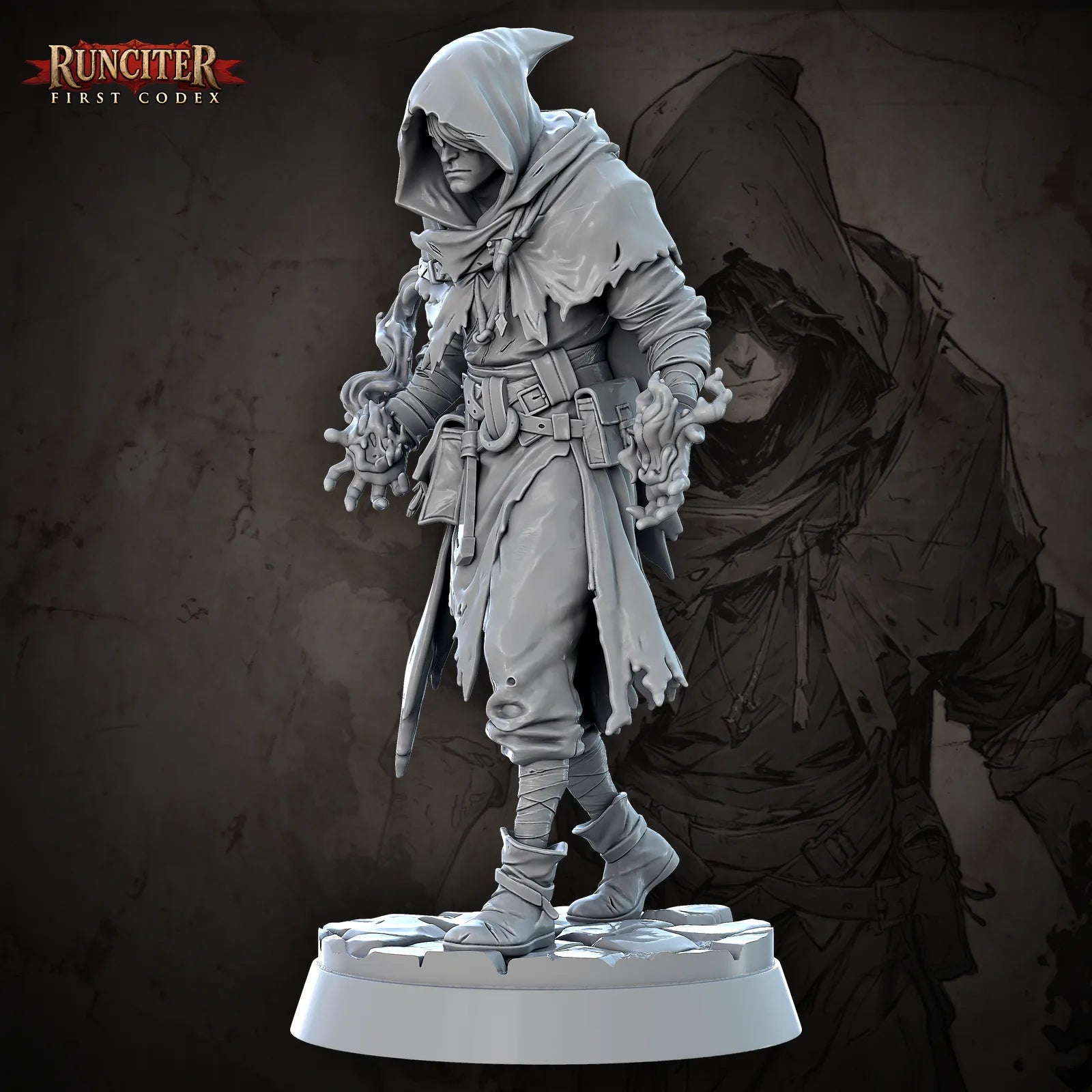 Veridian Shade Weaver · Male Human Sorcerer