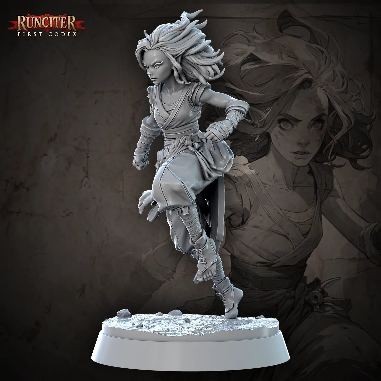 Zephyr Skyseeker · Female Genasi Monk