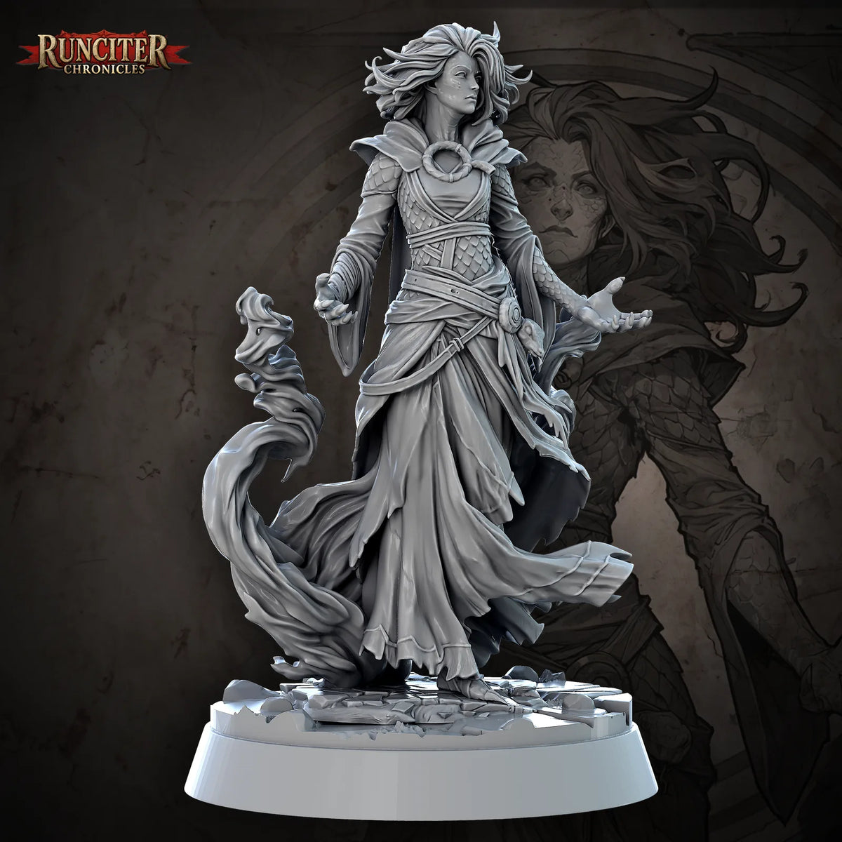 Syllis Shadeheart · Female Yuan Ti Sorcerer