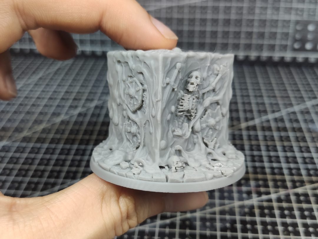 Gelatinous cube miniature, unpainted resin