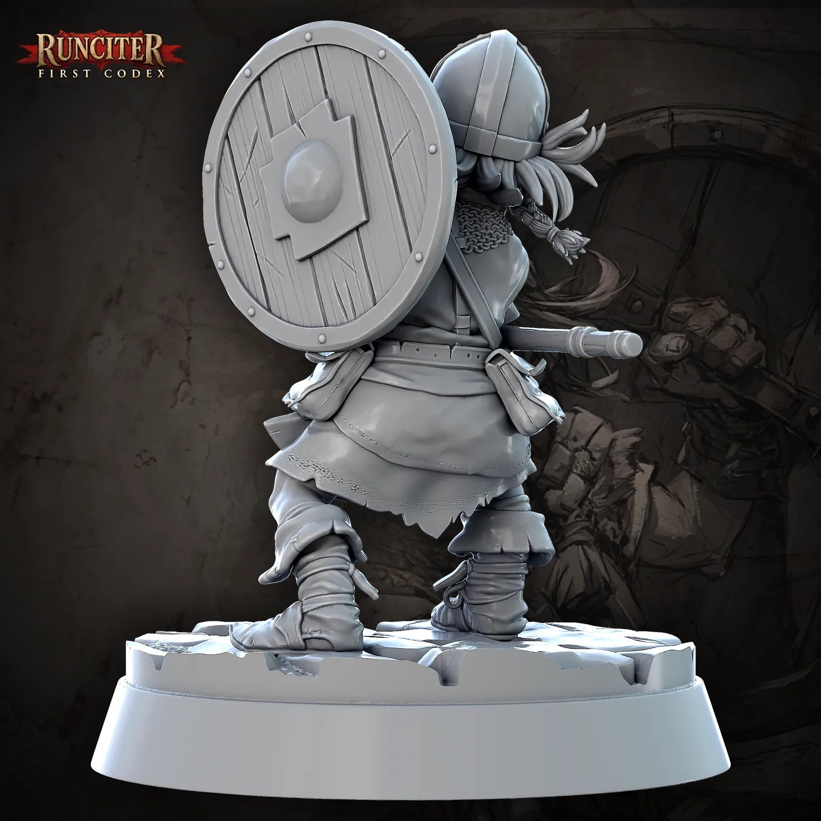 Bramble Buckhearth · Female Halfling Fighter