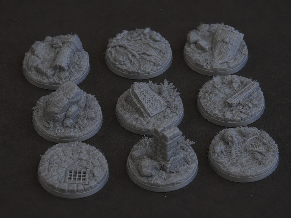 Fantasy ruins bases, alternate view