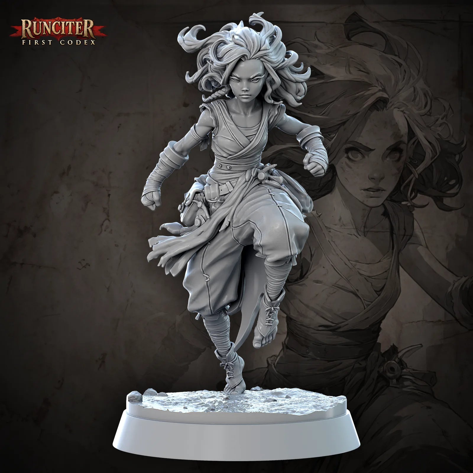 Zephyr Skyseeker · Female Genasi Monk