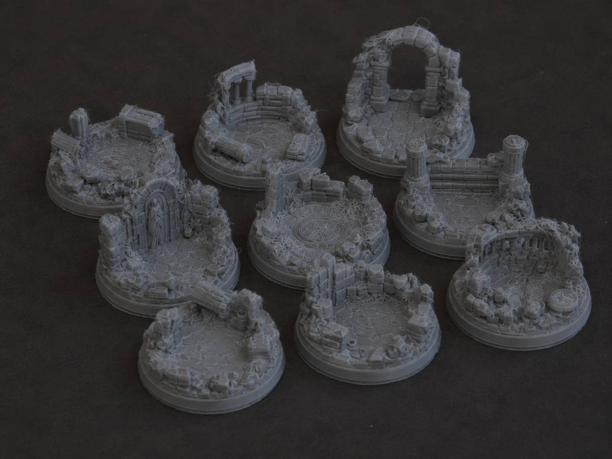 Ancient ruins bases, alternate view