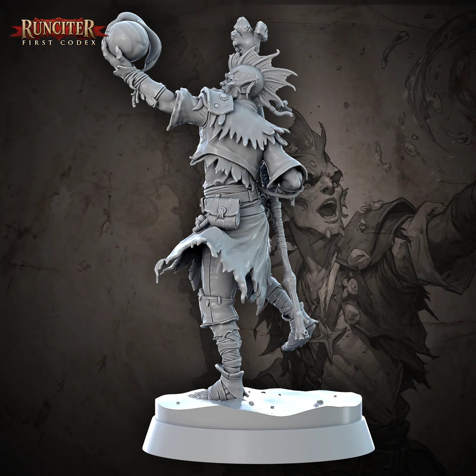 Coralis Tidebinder · Male Genasi Druid