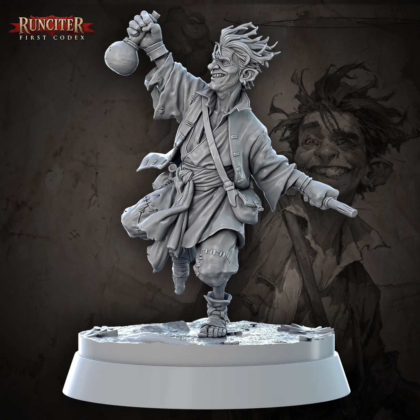 Barleyfoot · Male Halfling Monk