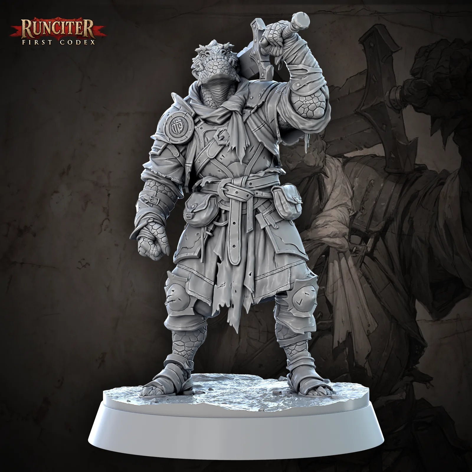 Krythos, the Steadfast Scale · Male Dragonborn Fighter