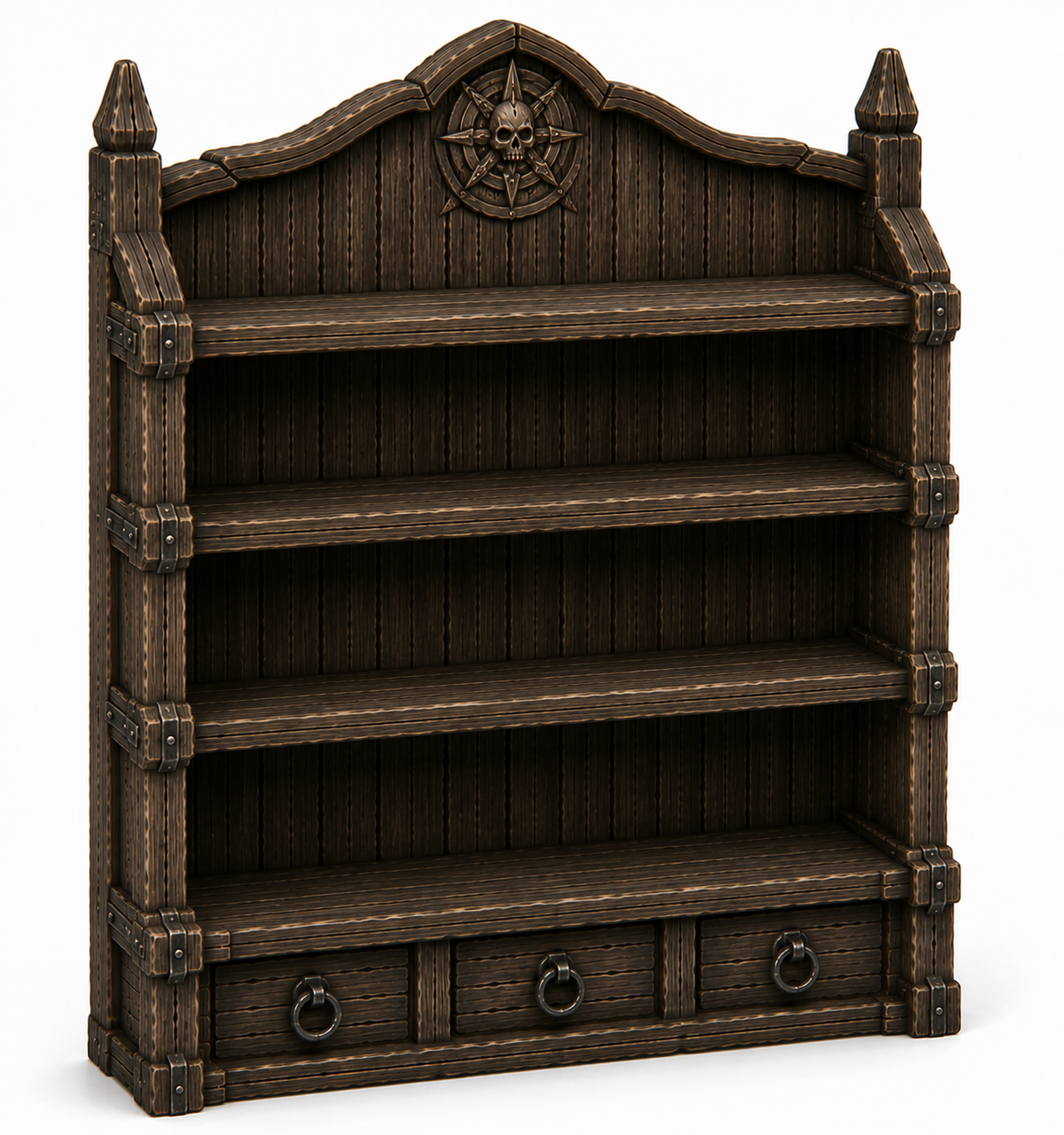 Bookshelves terrain, individual pieces