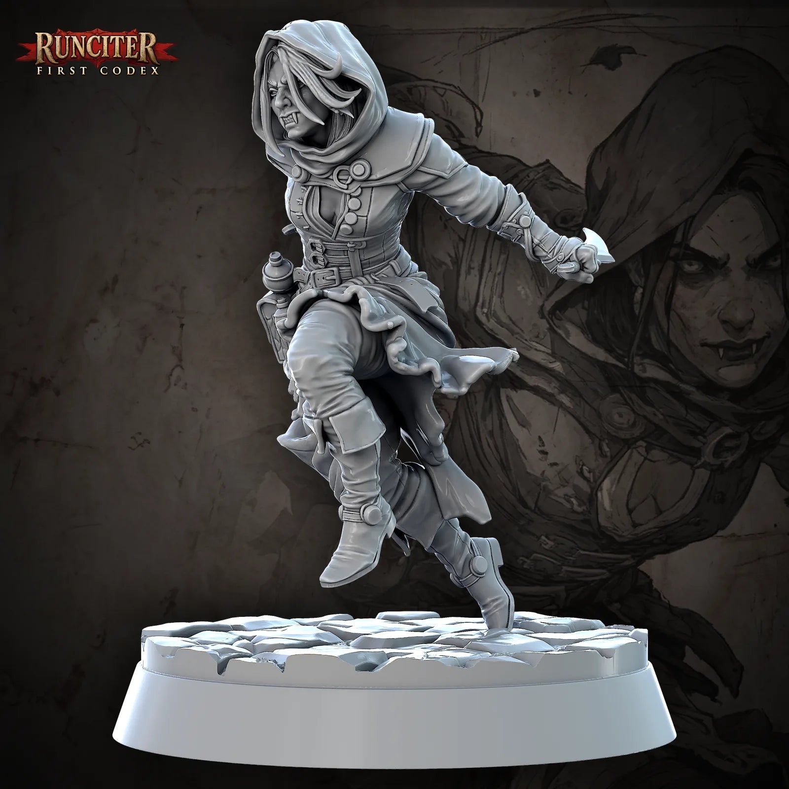 Crimson Shade · Female Dhampir Rogue