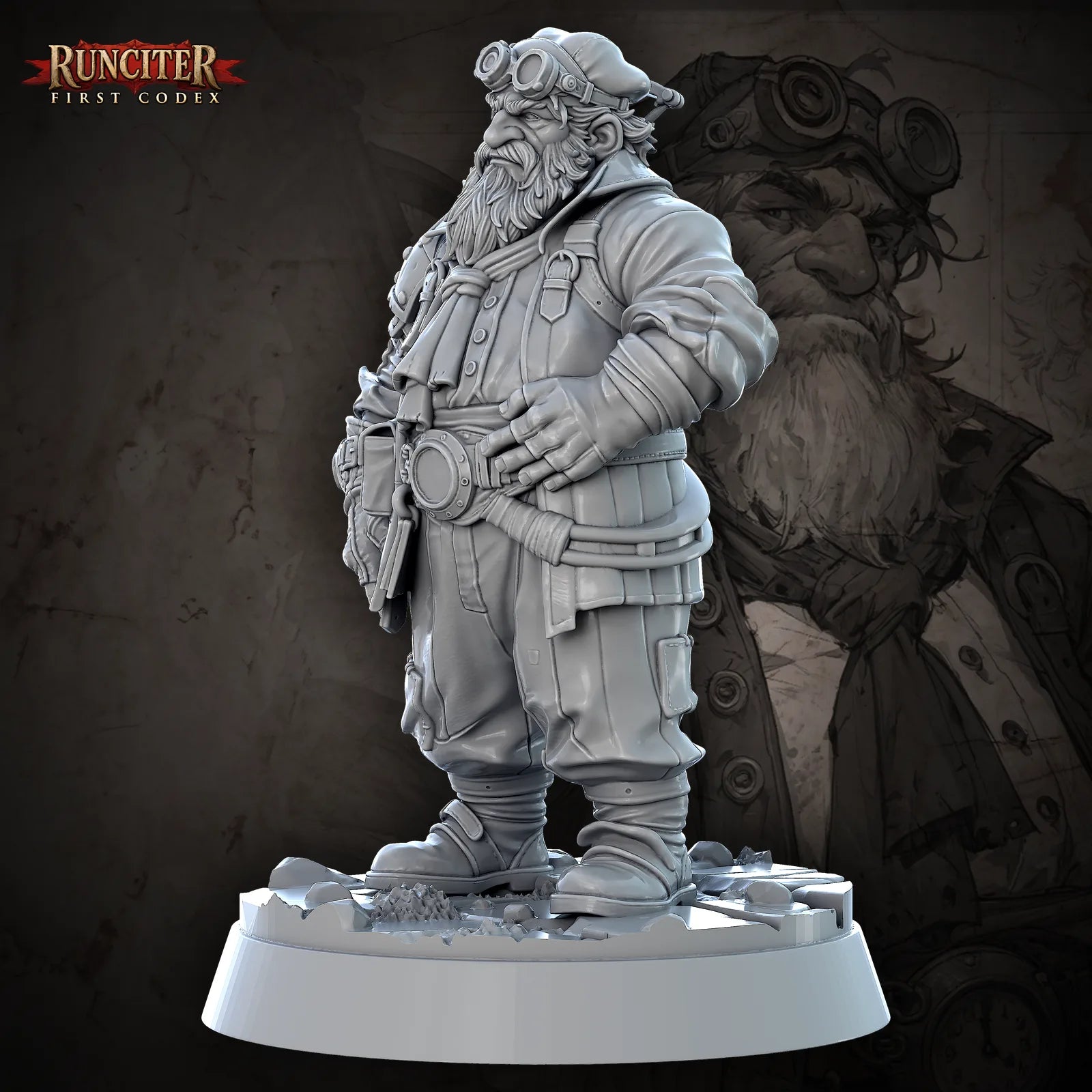Borin Cogsworth · Male Dwarf Artificer