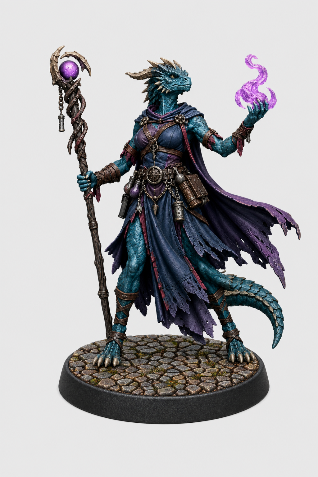 Perra, Female Dragonborn Sorceror - 32mm Hero