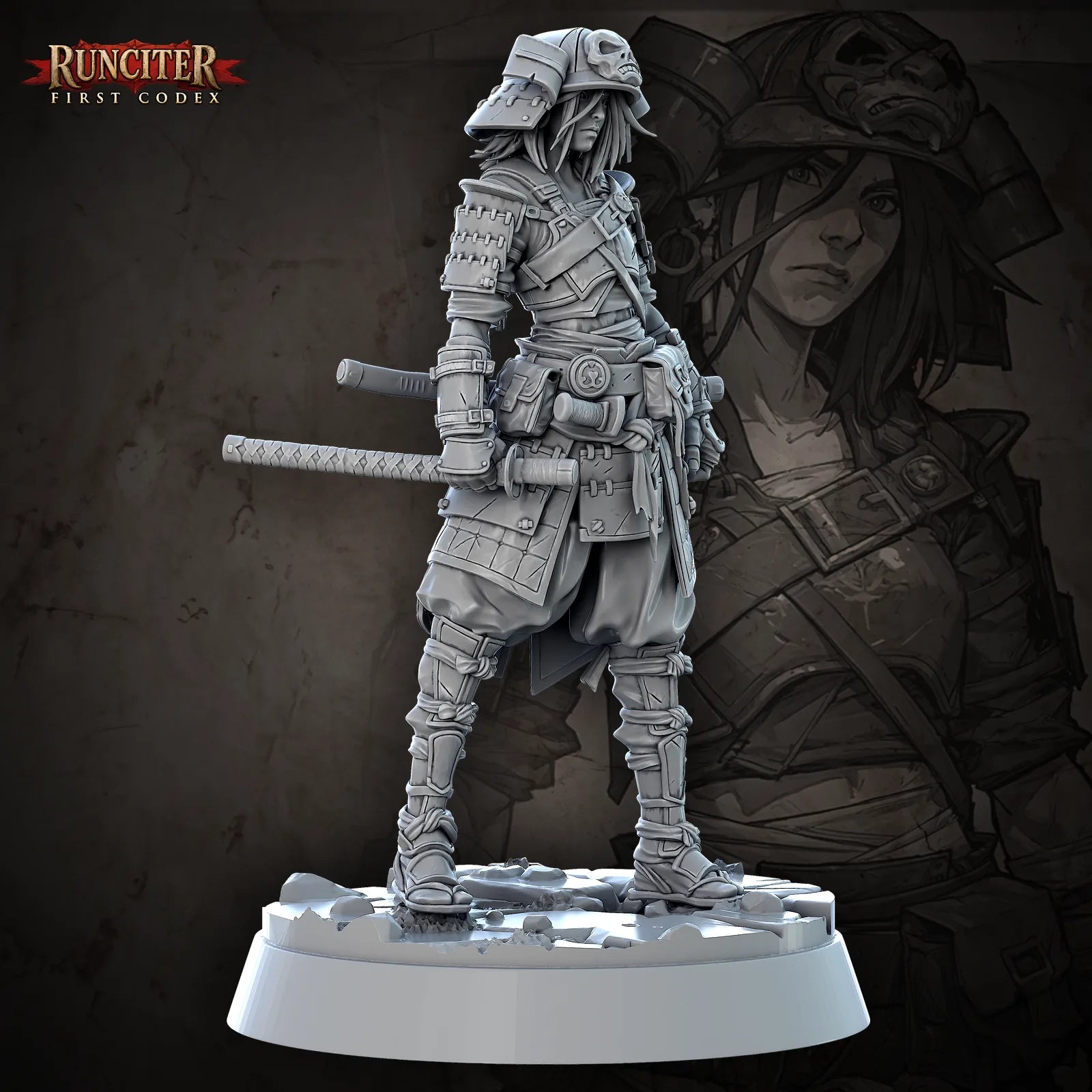 Midori of the Obsidian Blade · Female Human Fighter