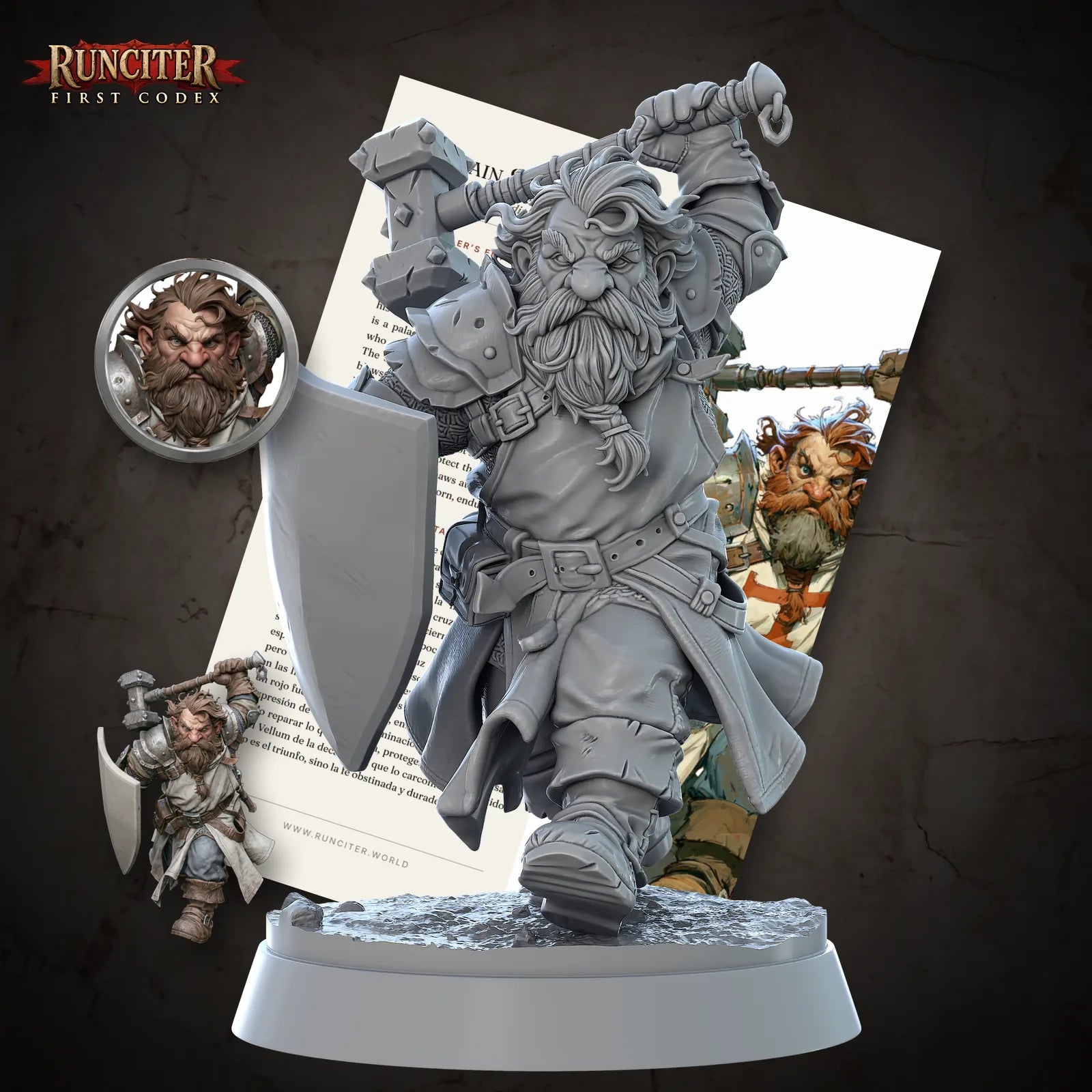 Thrain Stonehand · Male Dwarf Paladin