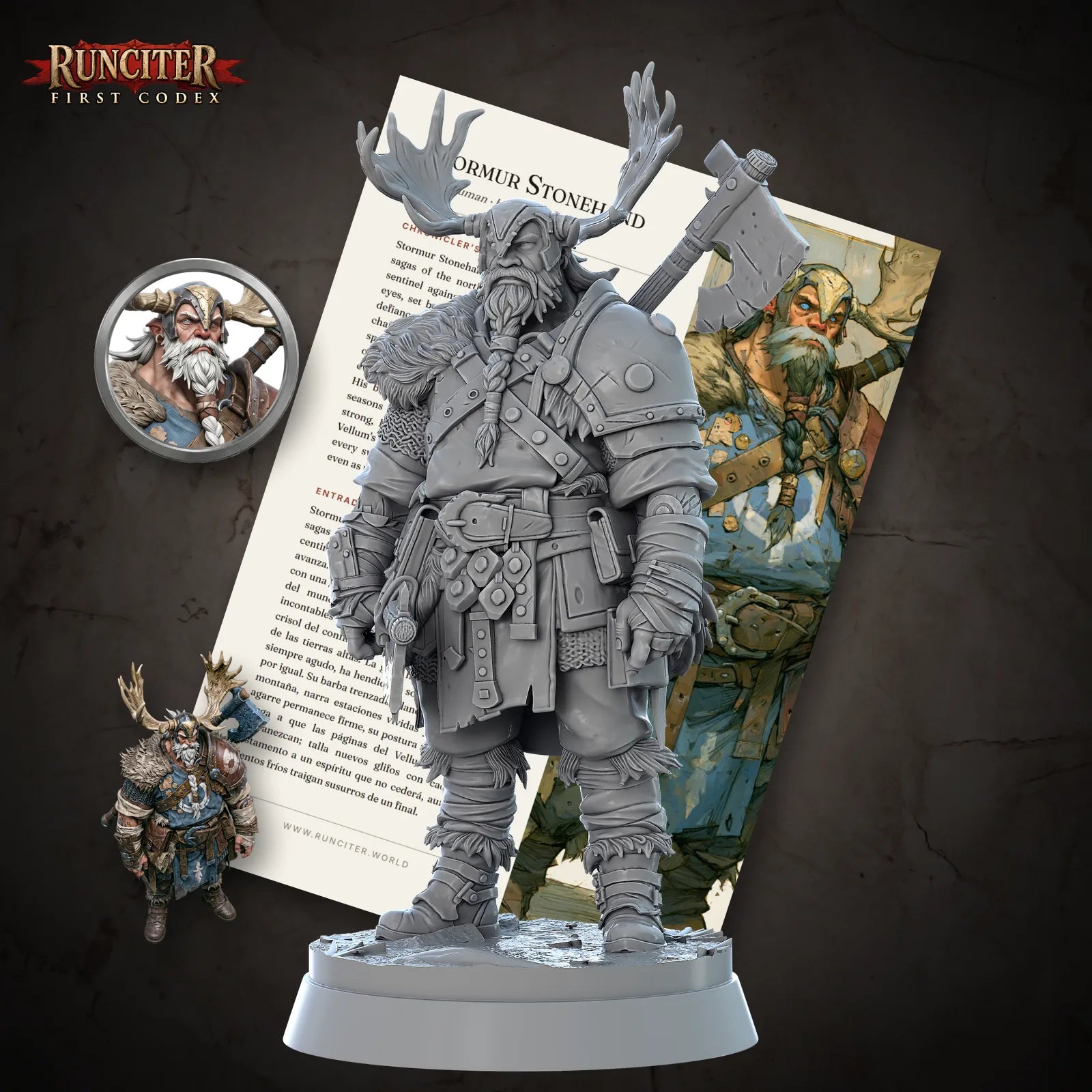 Stormur Stonehand · Male Human Barbarian
