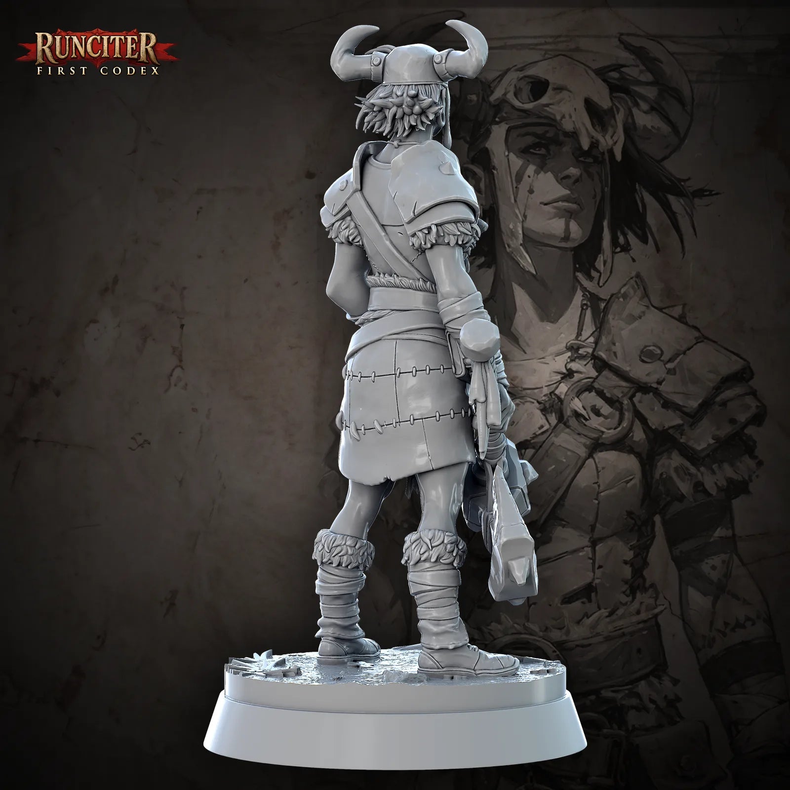 Greta Stonehand · Female Goliath Barbarian