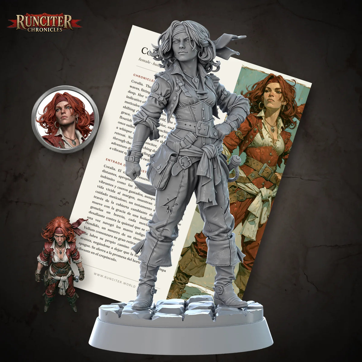 Coralia · Female Human Swashbuckler
