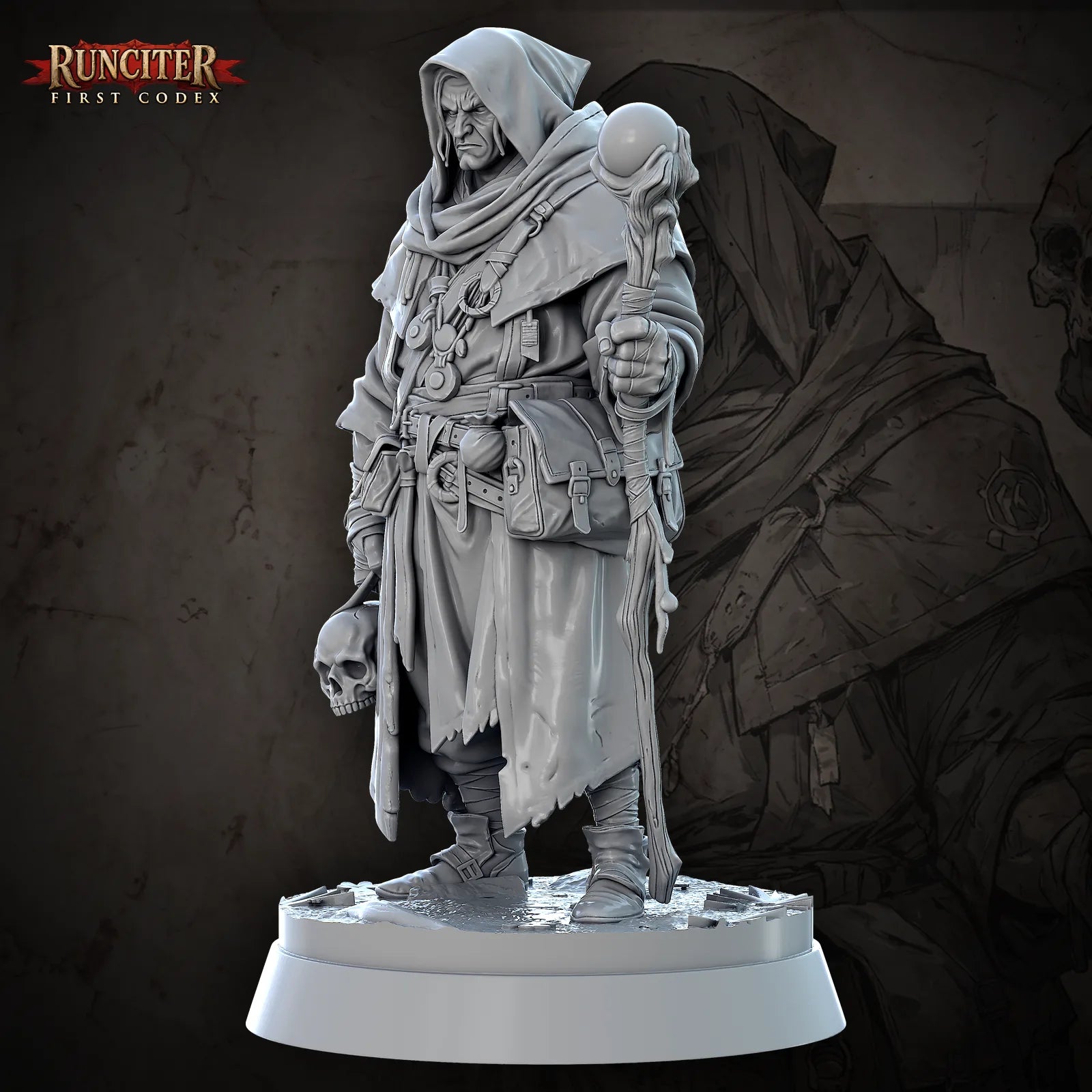 Umbrage, The Skullbearer · Male Drow Warlock