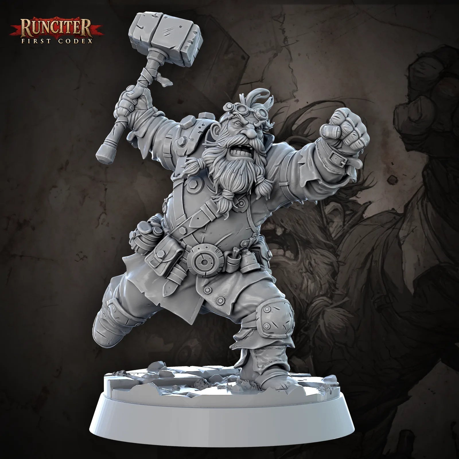 Brundir Anvilhand · Male Dwarf Artificer