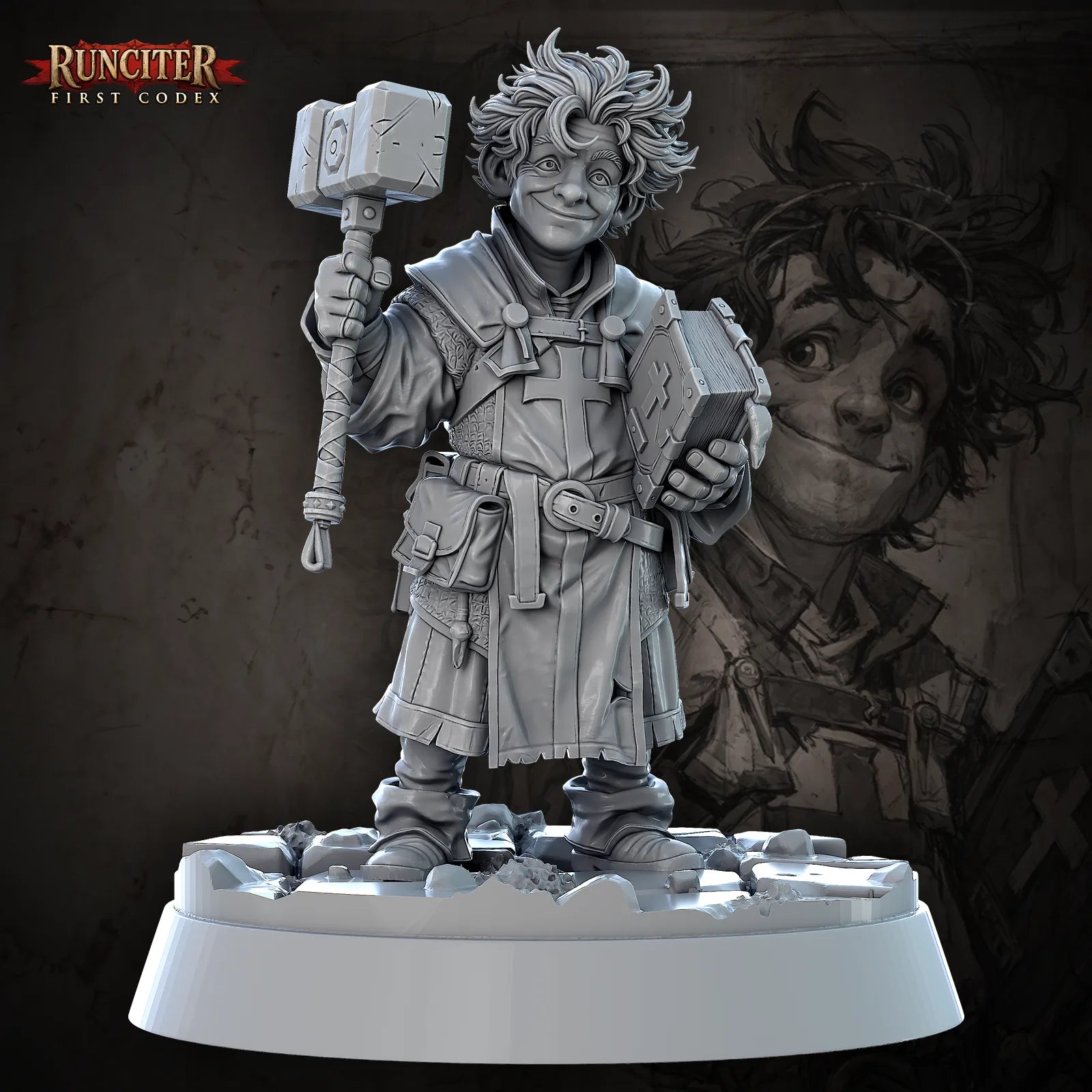 Finnian Hearth · Male Halfling Cleric