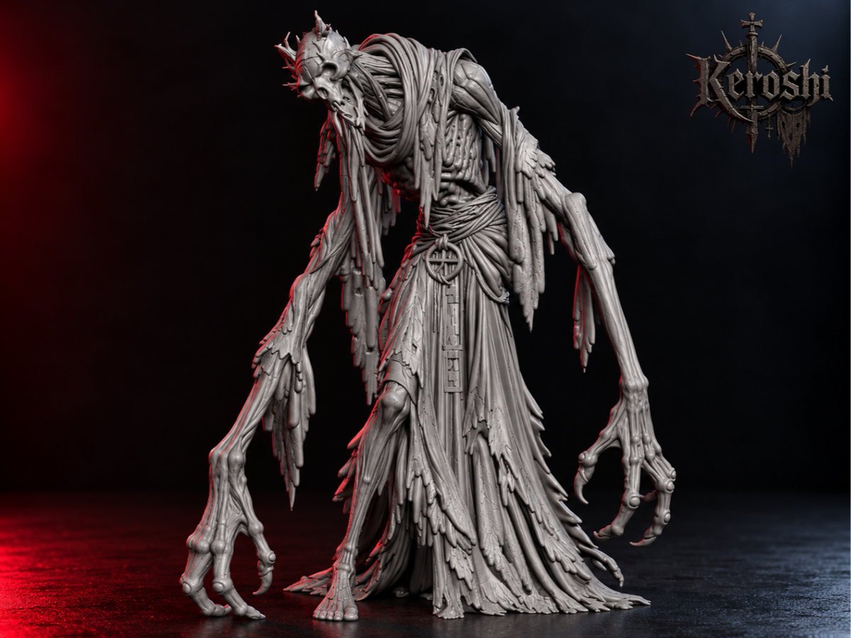 The Tall One miniature, 32mm, unpainted resin