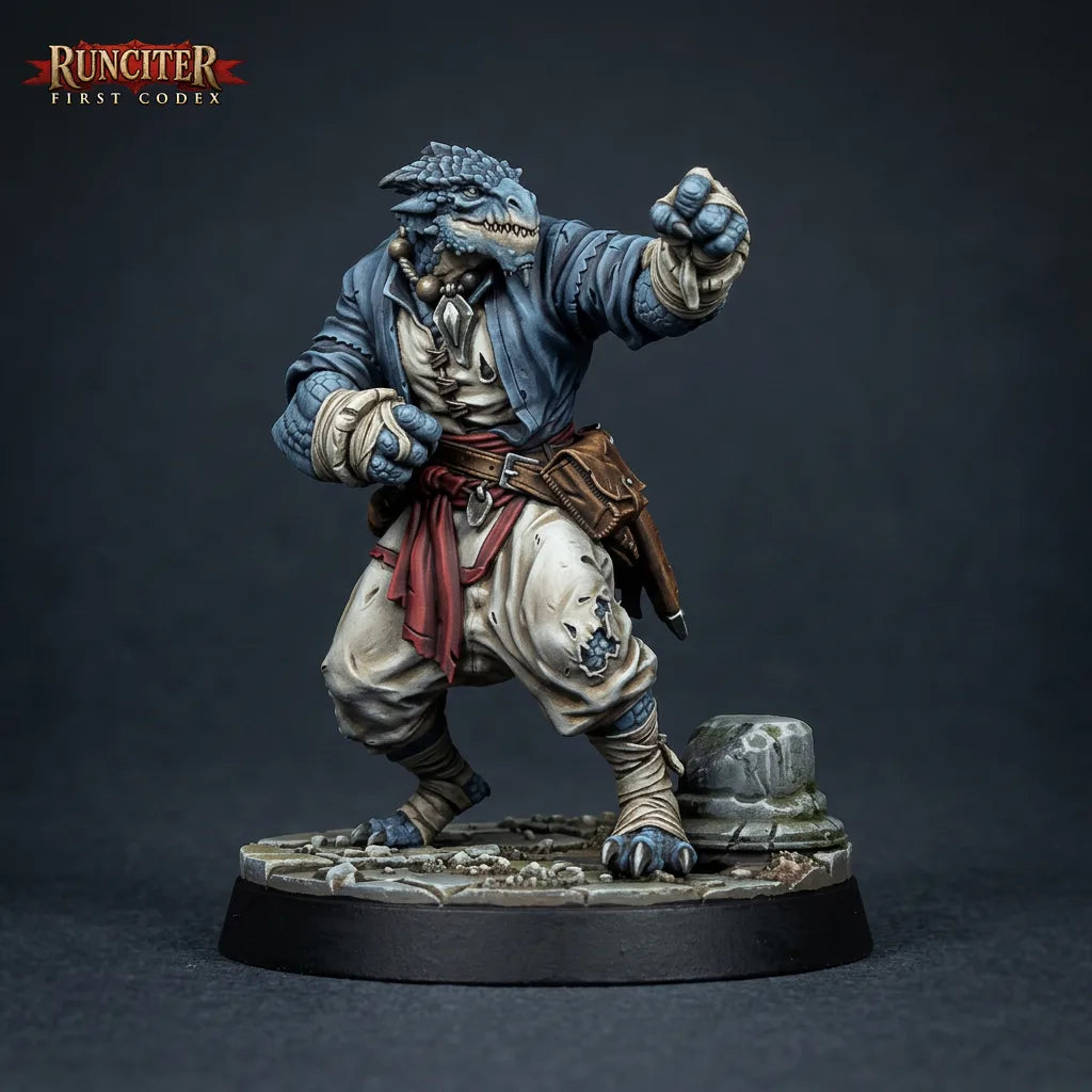 Shale Hearth · Male Dragonborn Monk