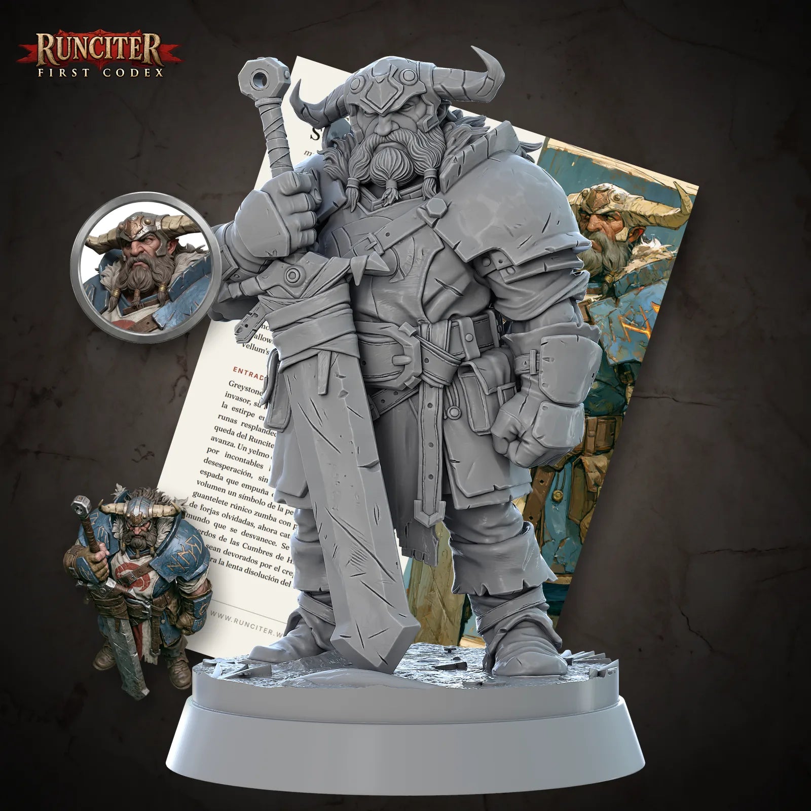Greystone, the Steadfast · Male Dwarf Knight