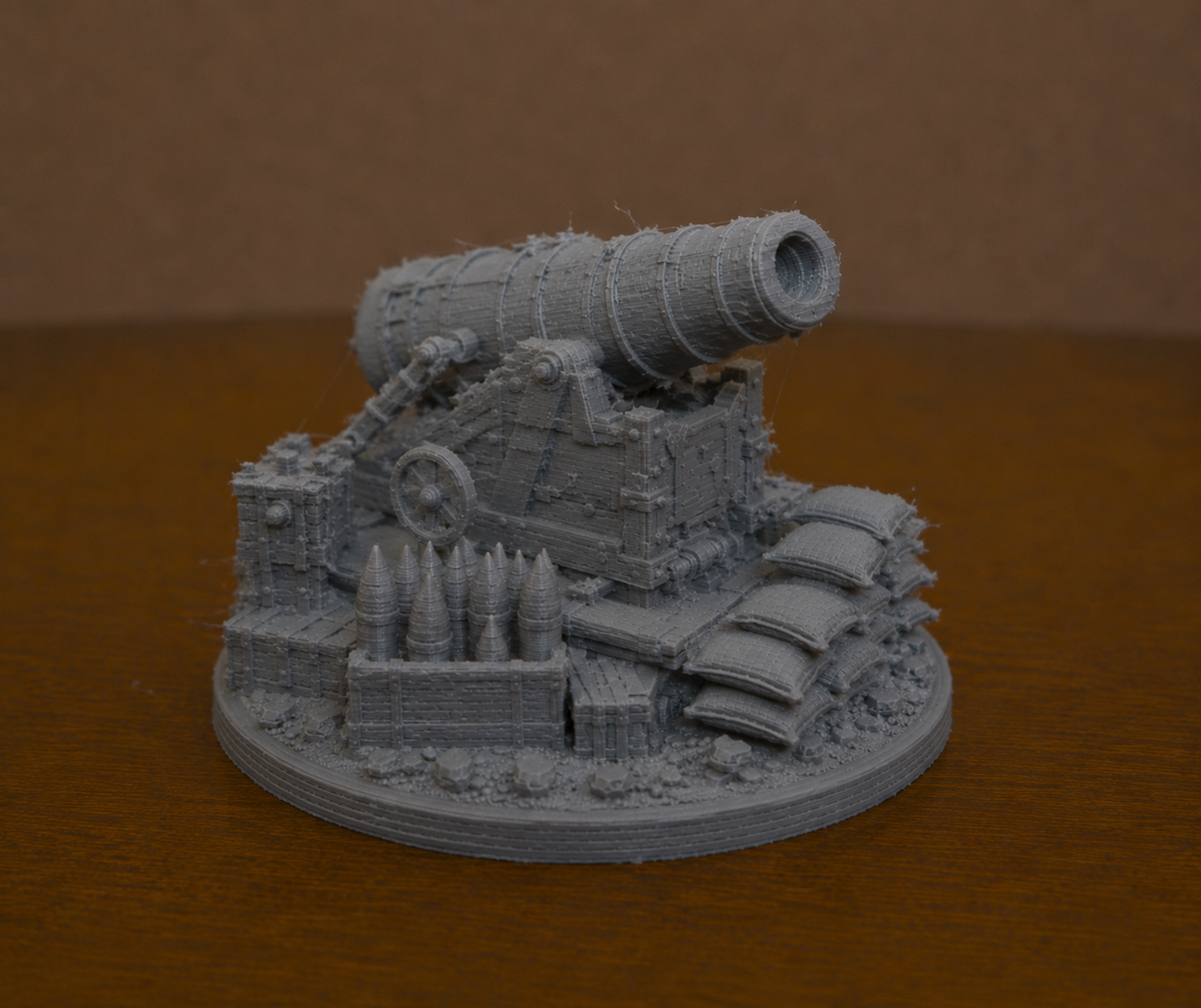 Artillery piece, alternate view