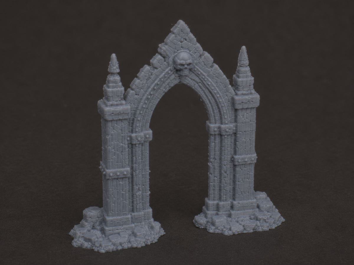 Ruined city terrain, alternate view