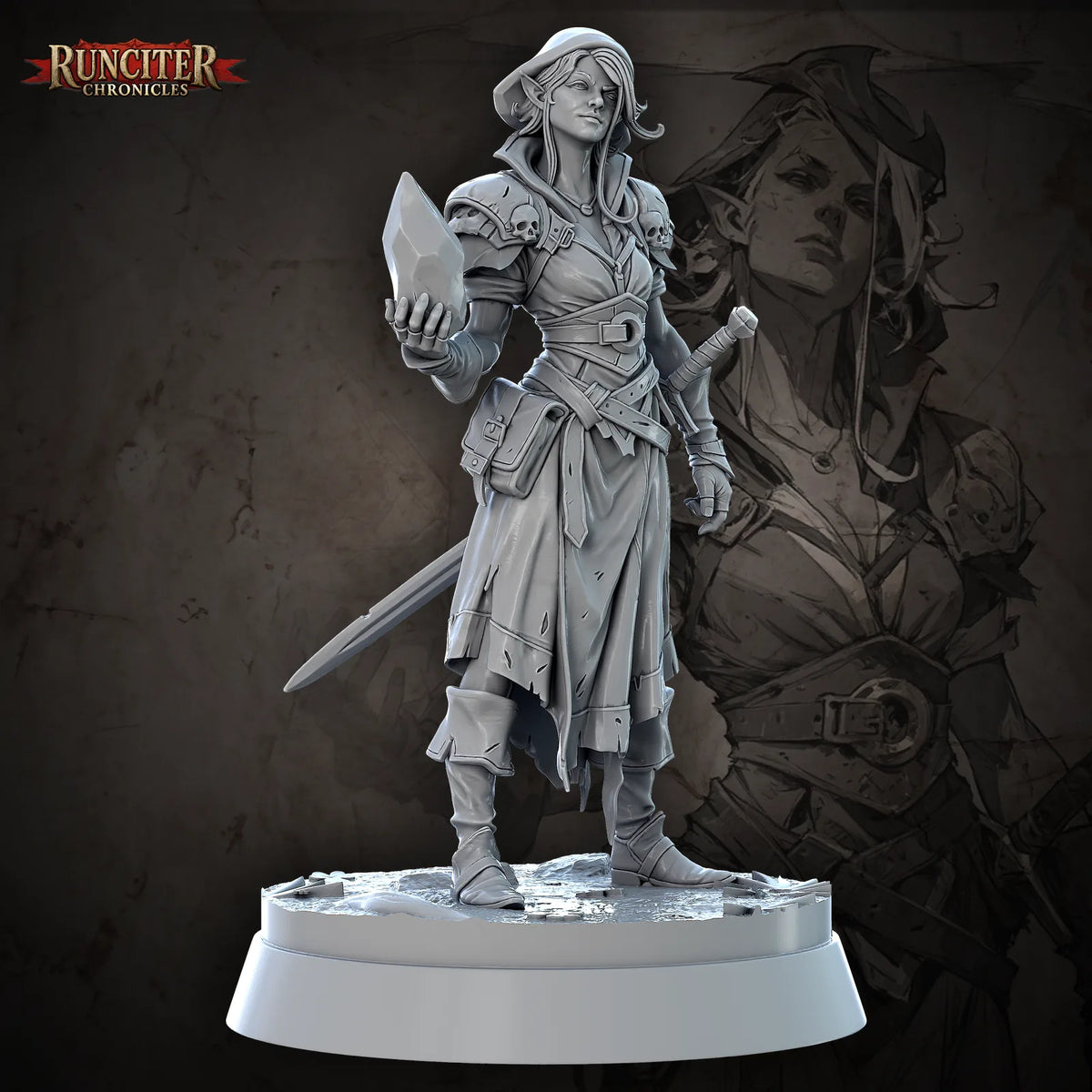 Eldrin Swiftblade · Female Elf Wizard