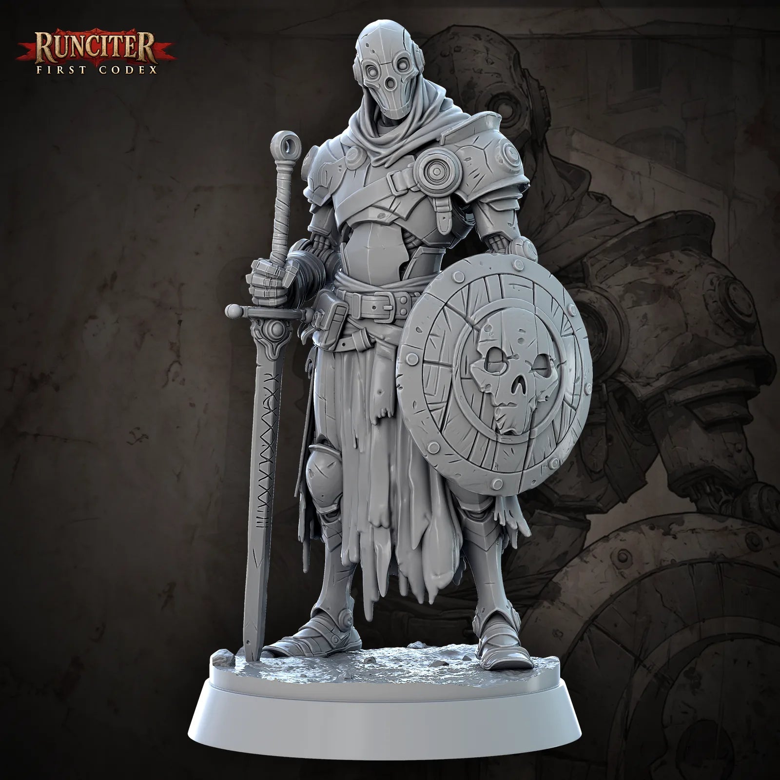 Ferrum, The Steadfast · Male Warforged Fighter