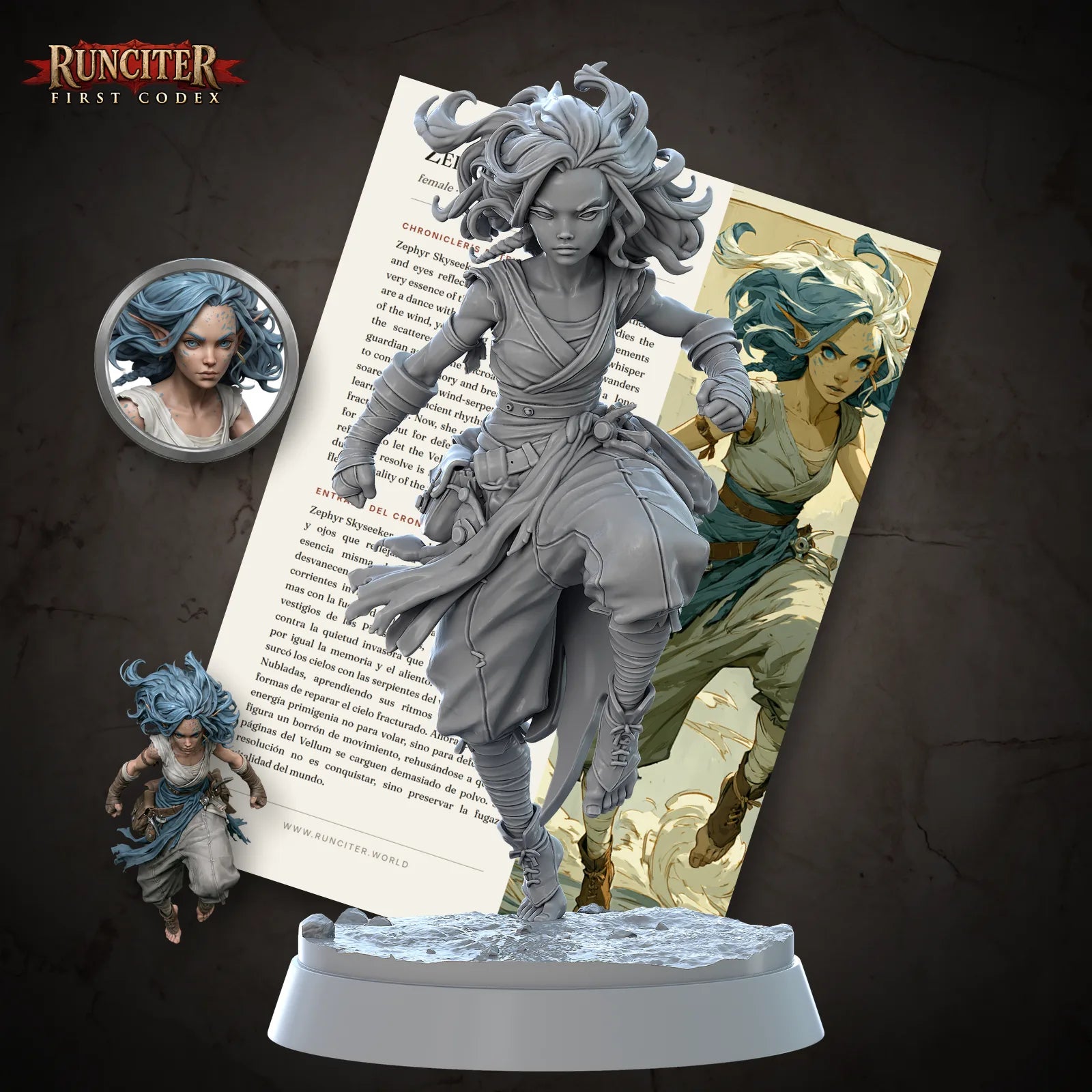 Zephyr Skyseeker · Female Genasi Monk