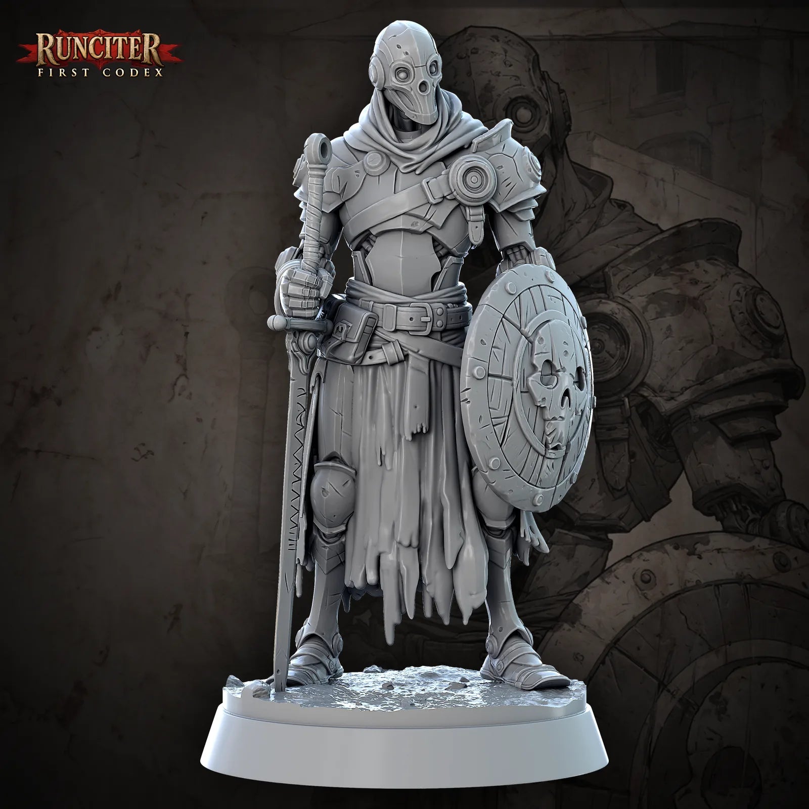 Ferrum, The Steadfast · Male Warforged Fighter