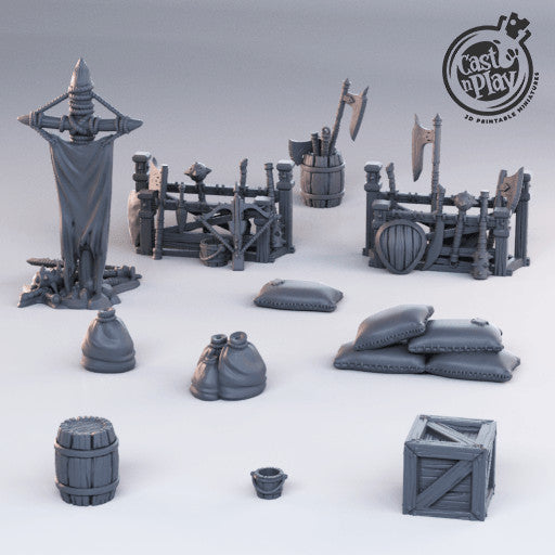 Camp Weapons and Props