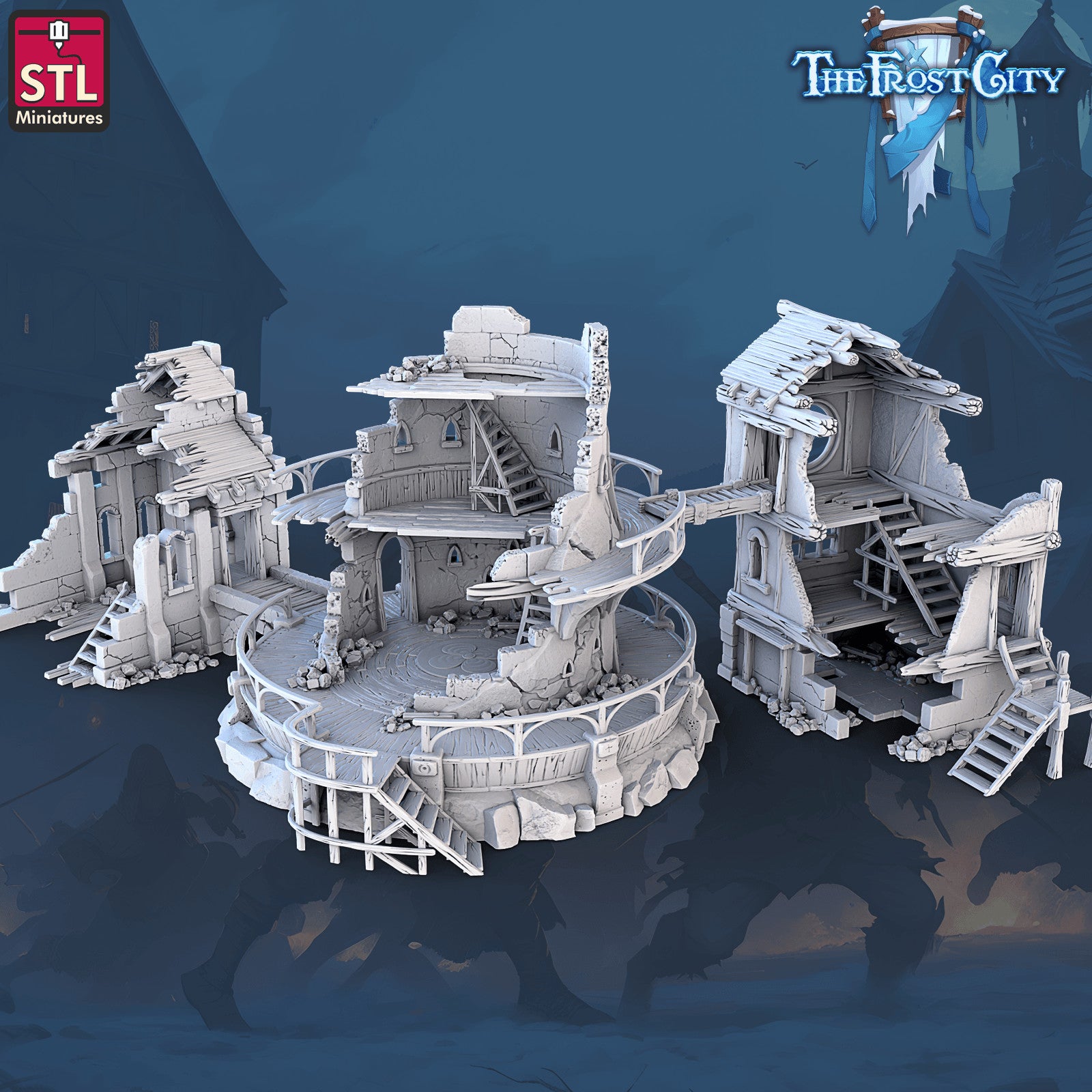 Silent Tower 28mm resin terrain