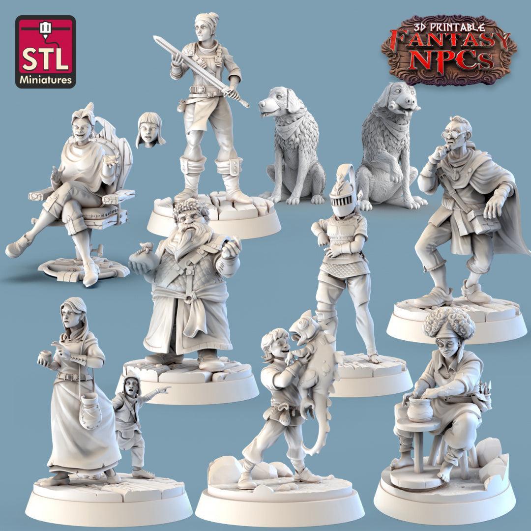 Individual Characters 28mm resin miniature set