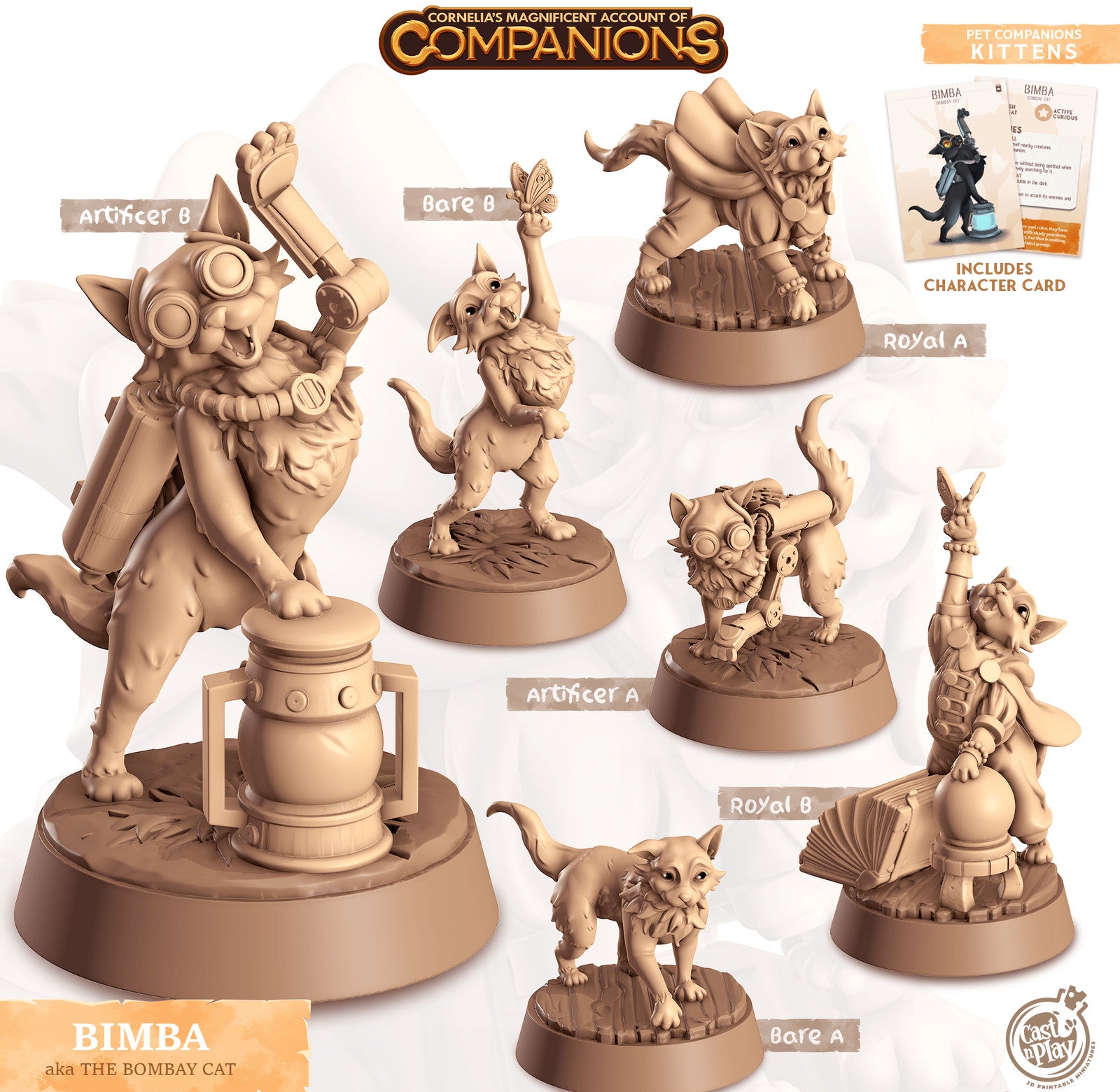 Bimba Bombay Cat Companion miniature