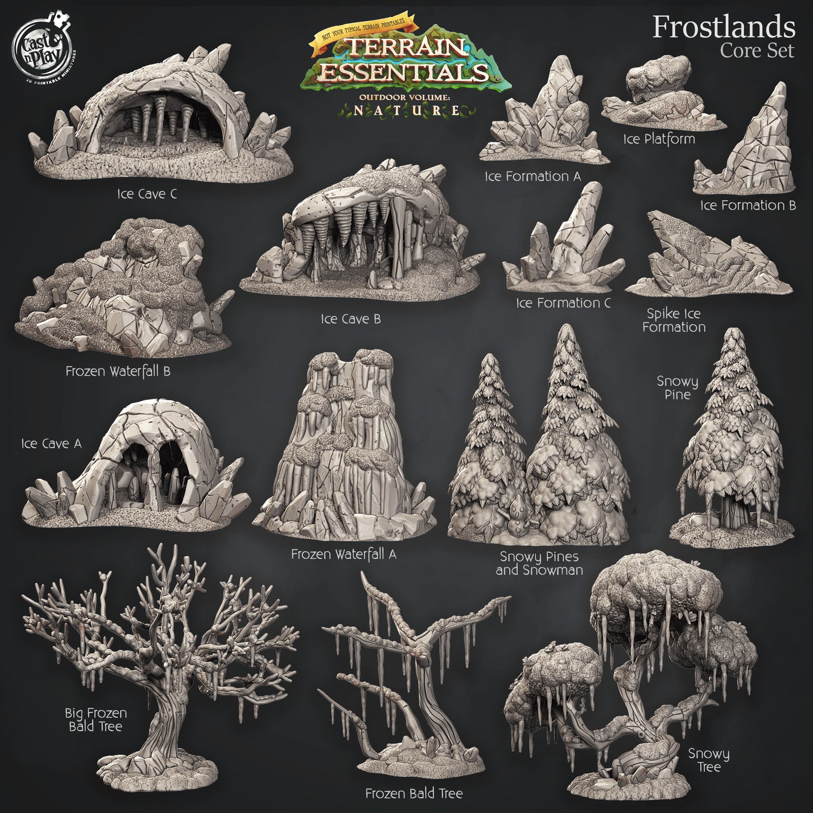 Frostlands Core Set Frostlands Terrain Set