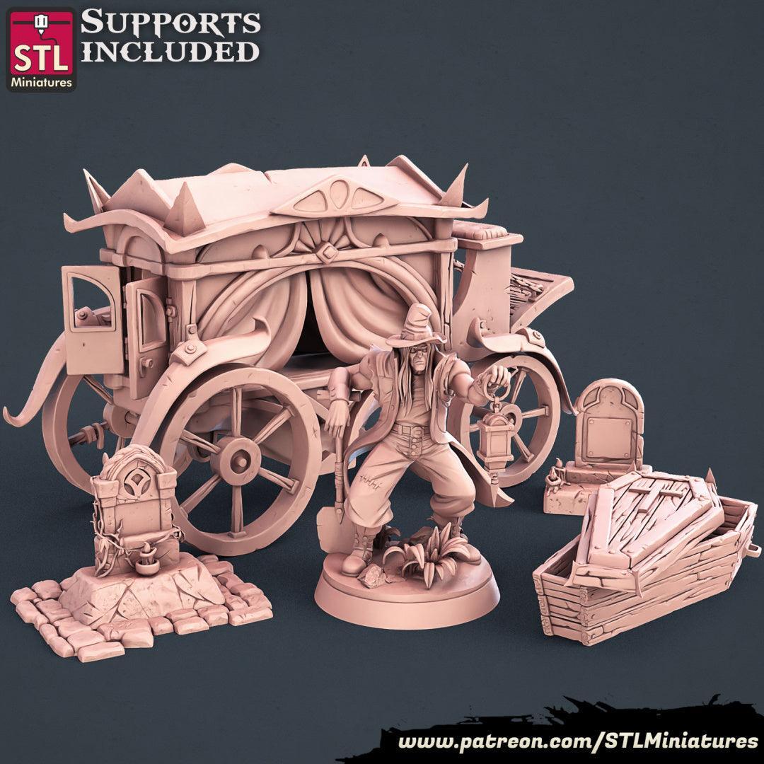 Undertaker 28mm resin miniature set