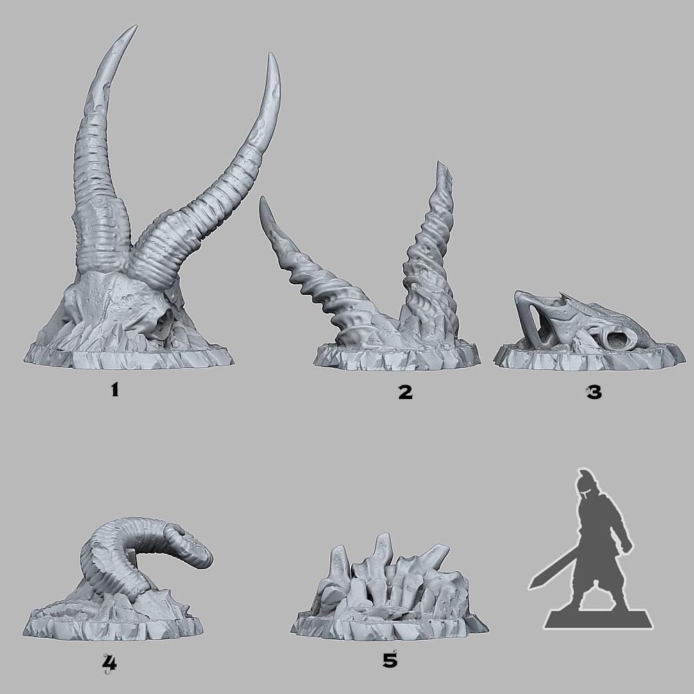 Buried Ram Skeletons