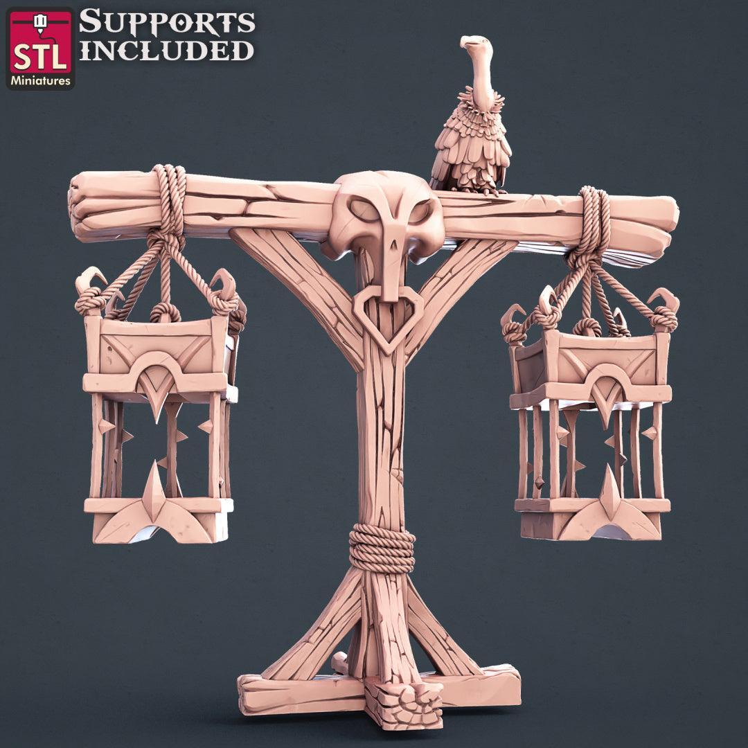Cage terrain pieces