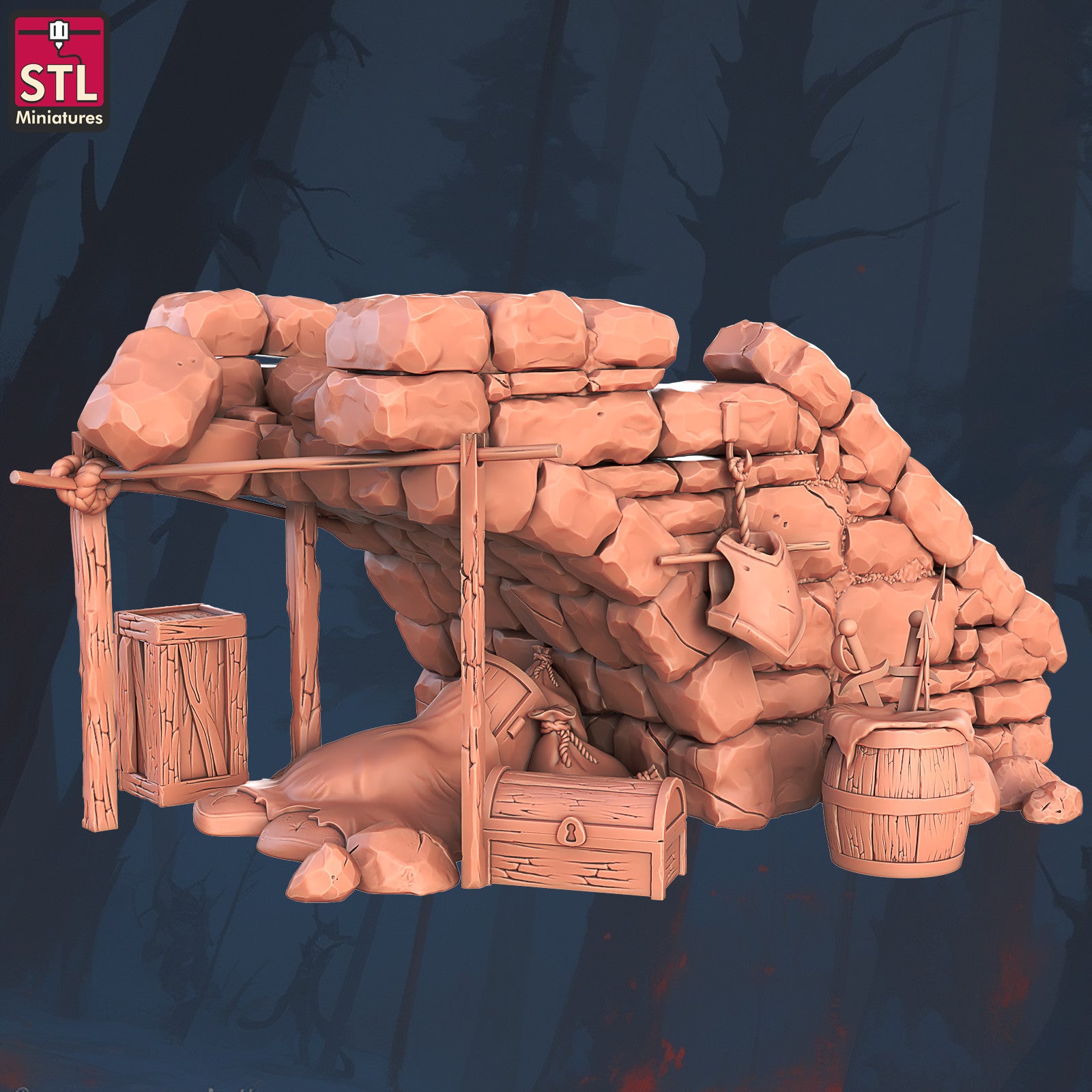 Beggars guild planning table 28mm scenery