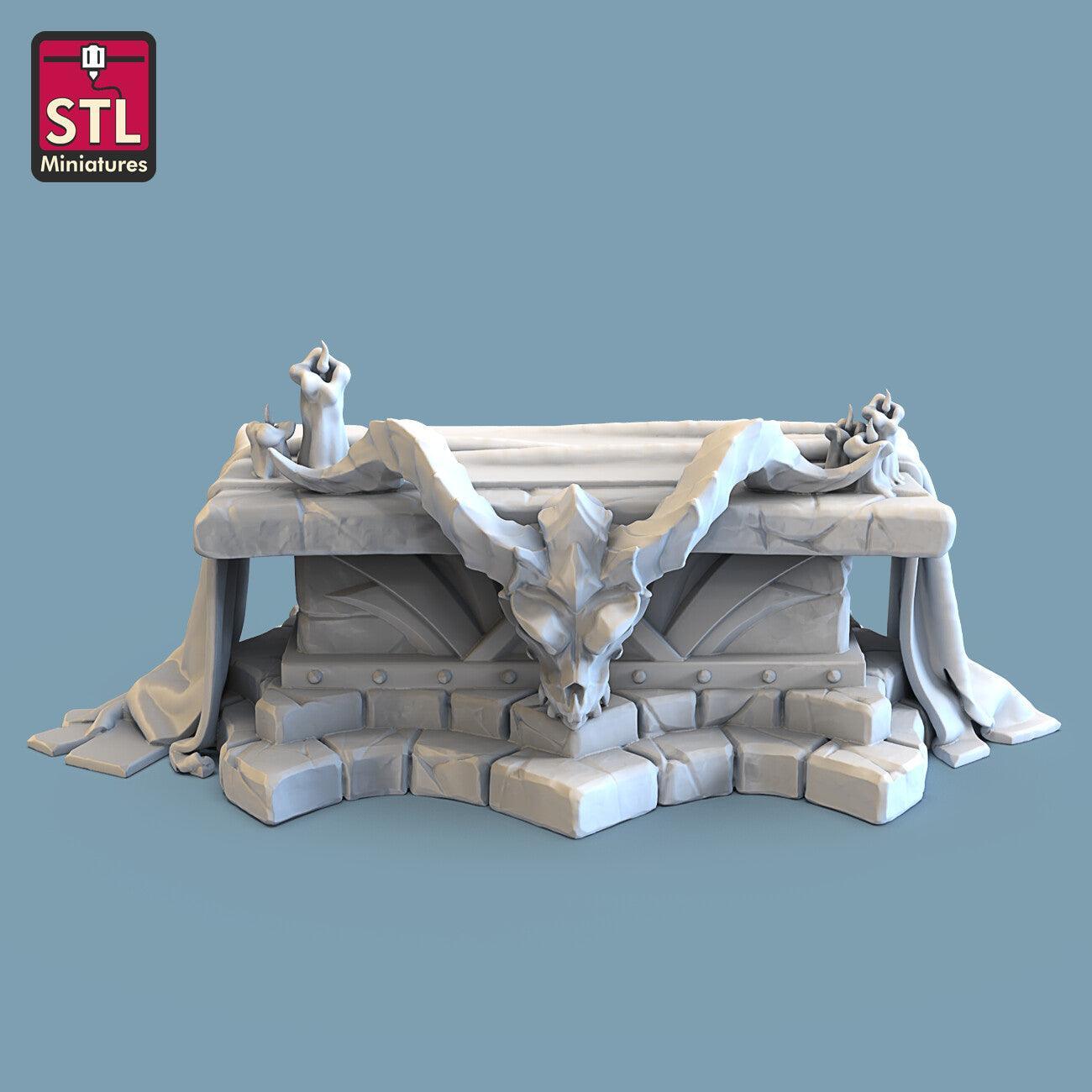Altar of Sacrifice 28mm resin tabletop scenery