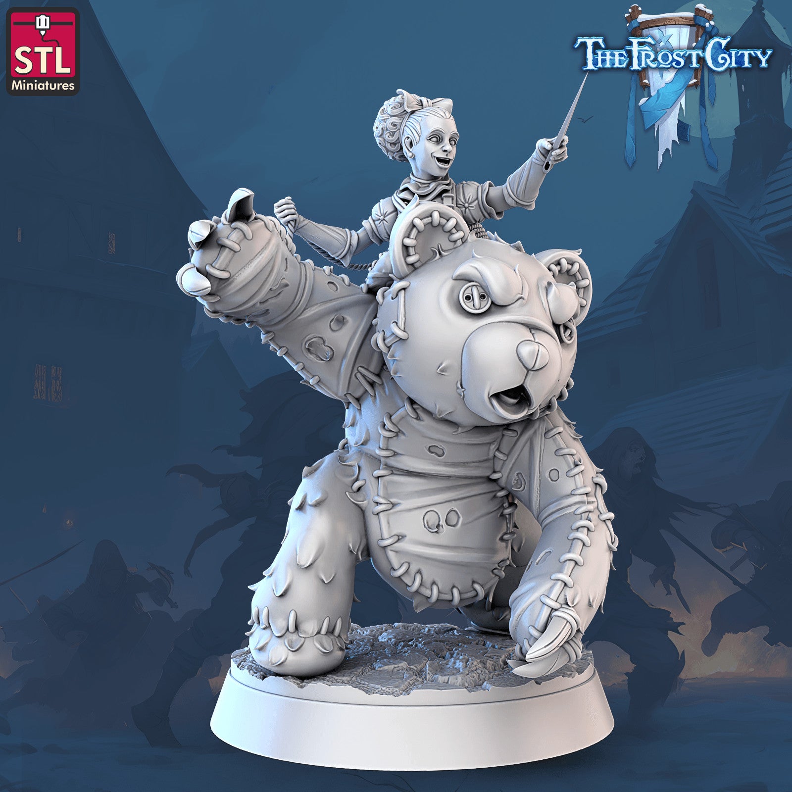 Frost City mage 28mm miniature