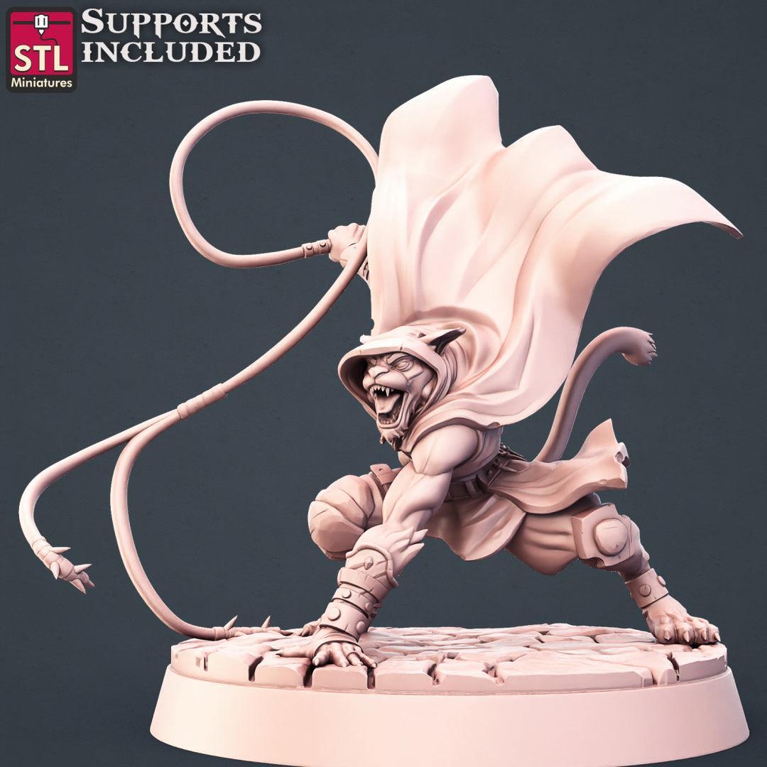Tabaxi assassin miniature B