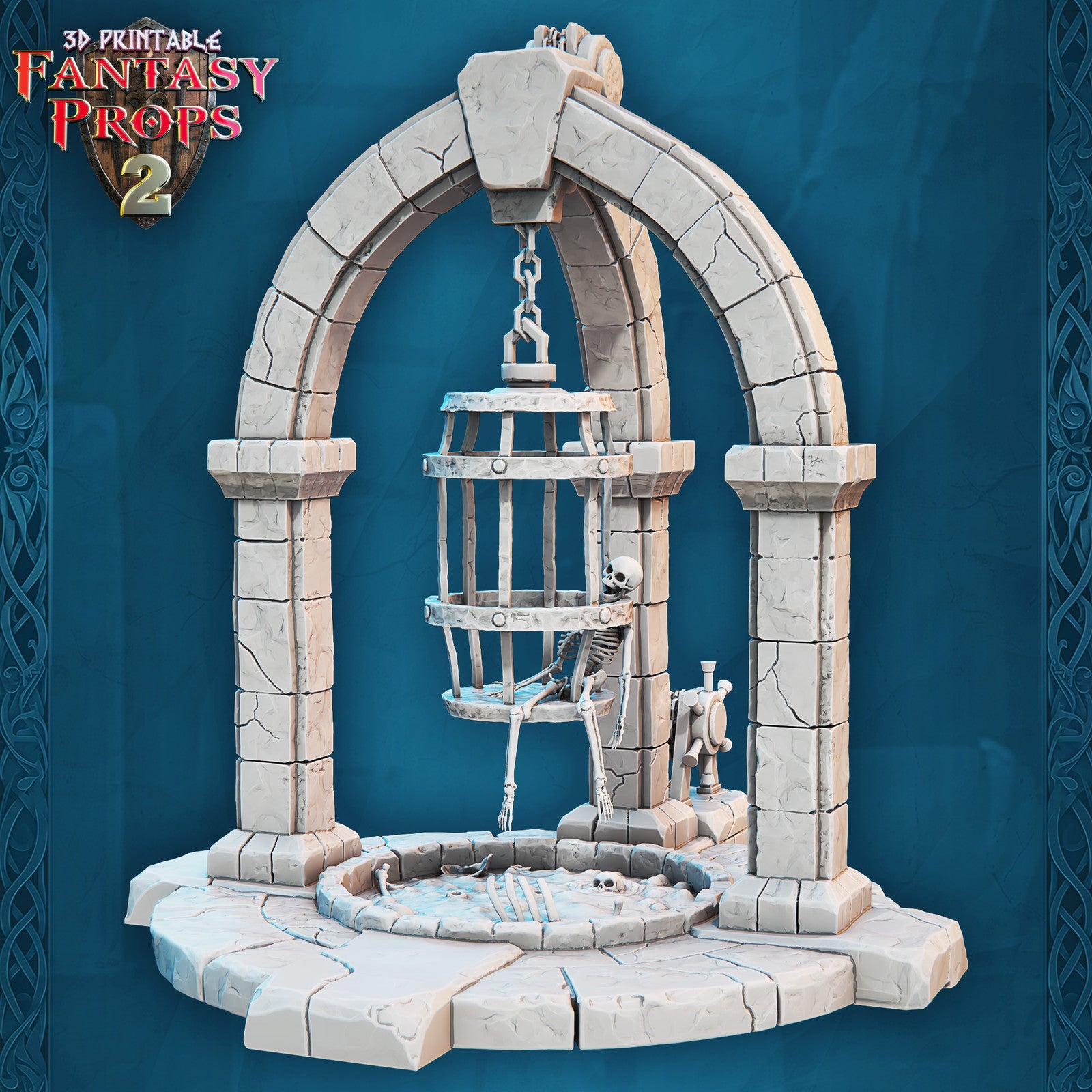 Dungeon torture jail 28mm resin terrain