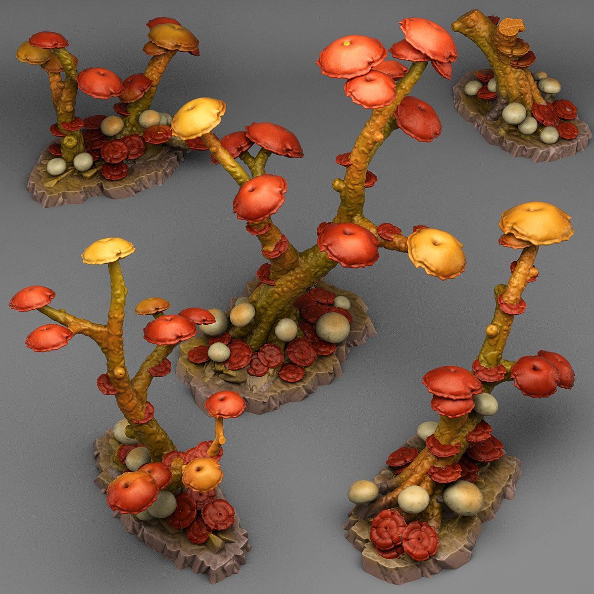 Mushrooms Trees
