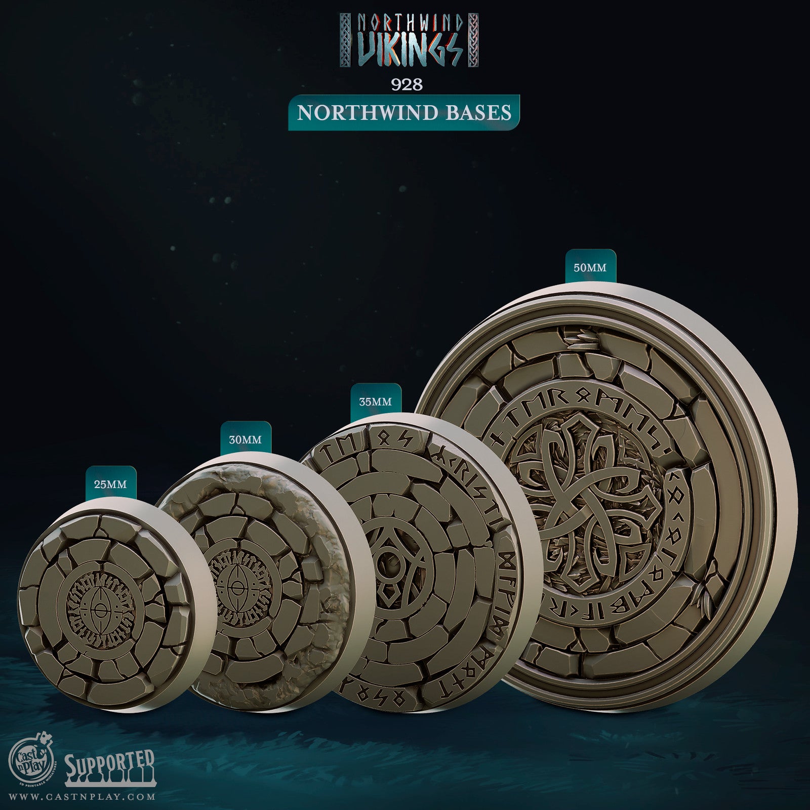 Cast n Play Northwind Vikings Bases